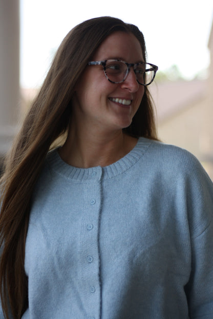 Button Up Short Sleeved Cardigan