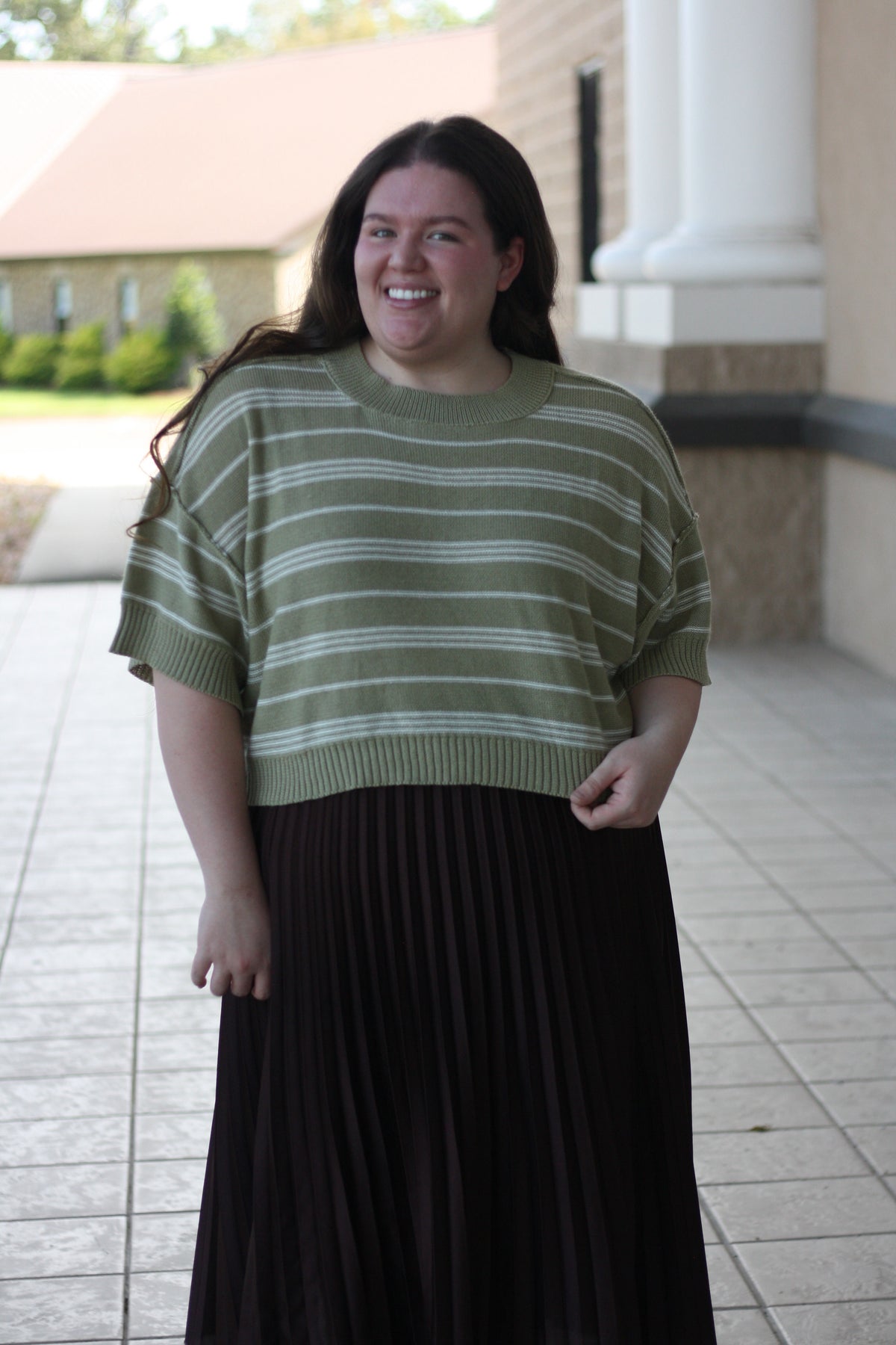 Boxy Striped Sweater