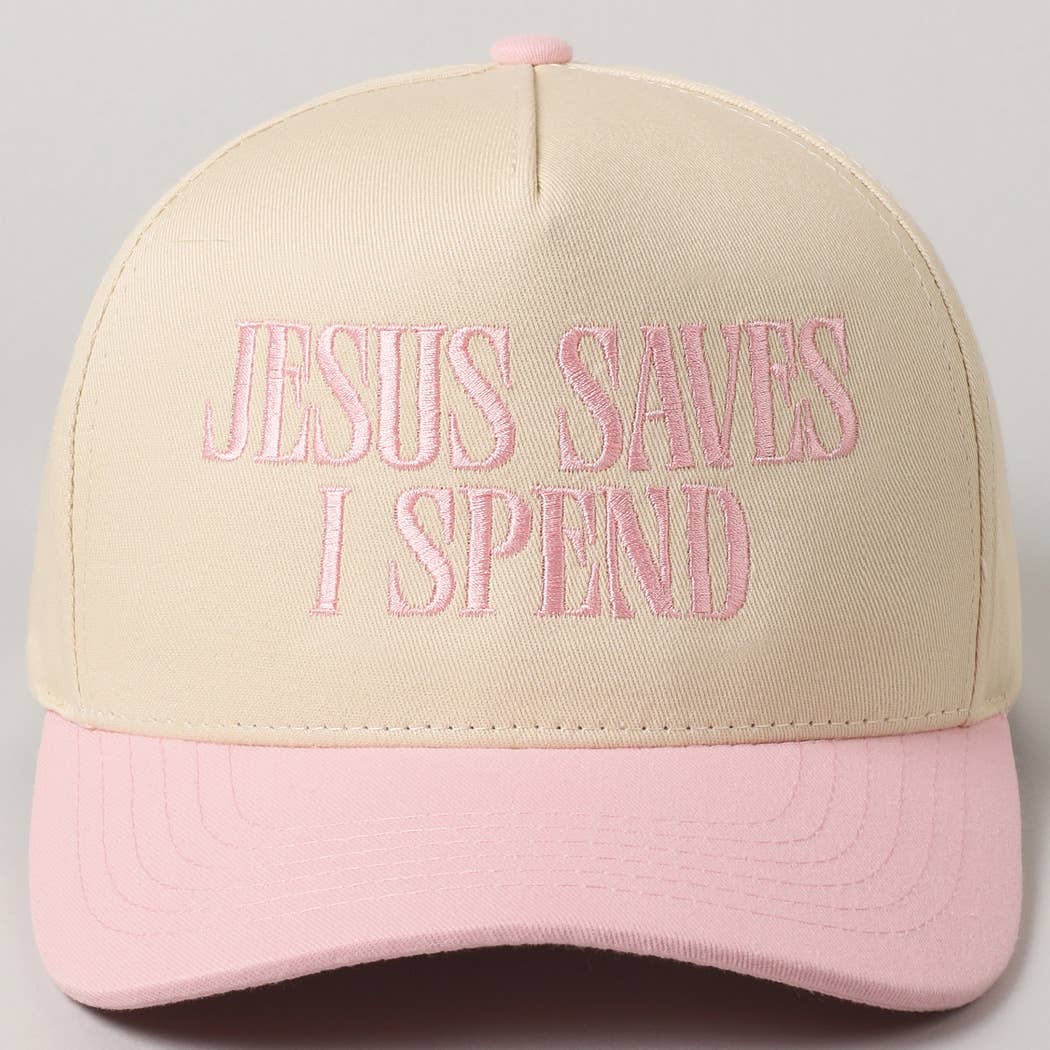 "JESUS SAVES I SPEND" Trucker Hat