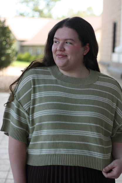 Boxy Striped Sweater