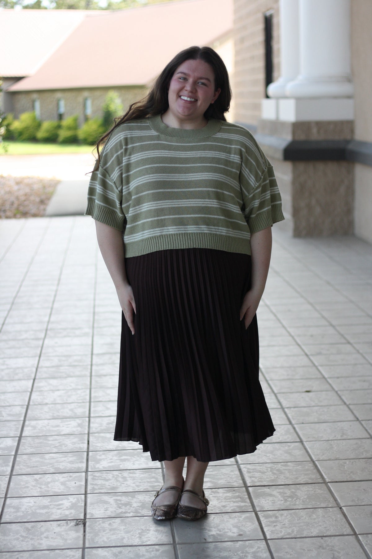 Boxy Striped Sweater