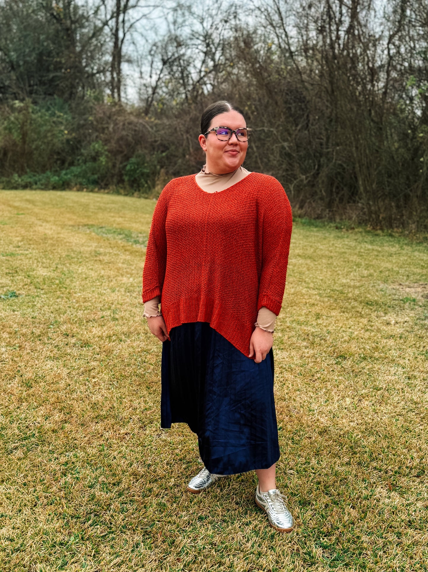 Loose Fit Knitted Sweater