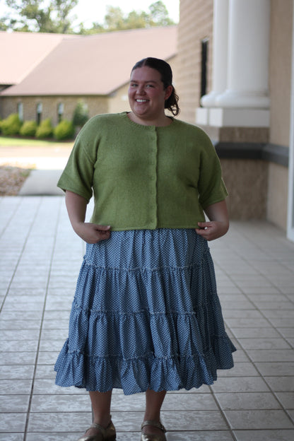 Button Up Short Sleeved Cardigan