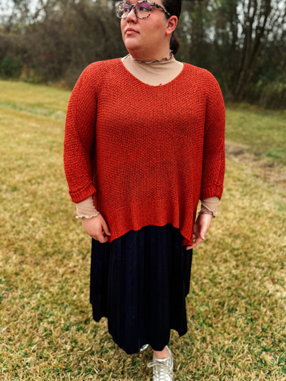 Loose Fit Knitted Sweater