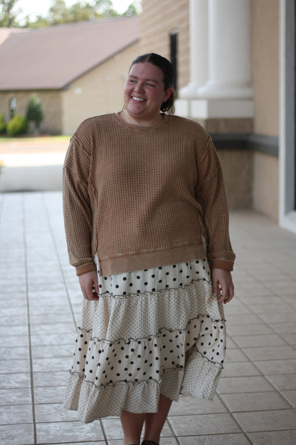 Mineral Washed Thermal Top