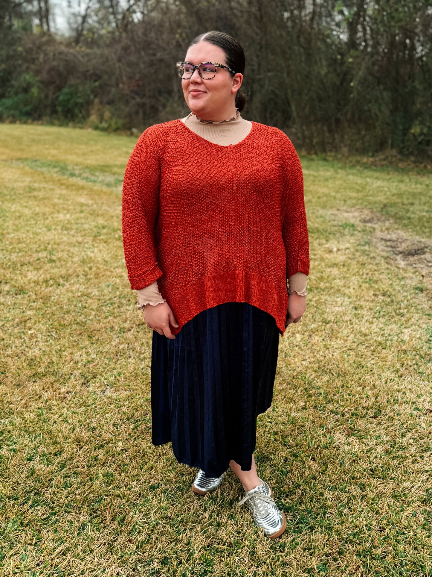 Loose Fit Knitted Sweater