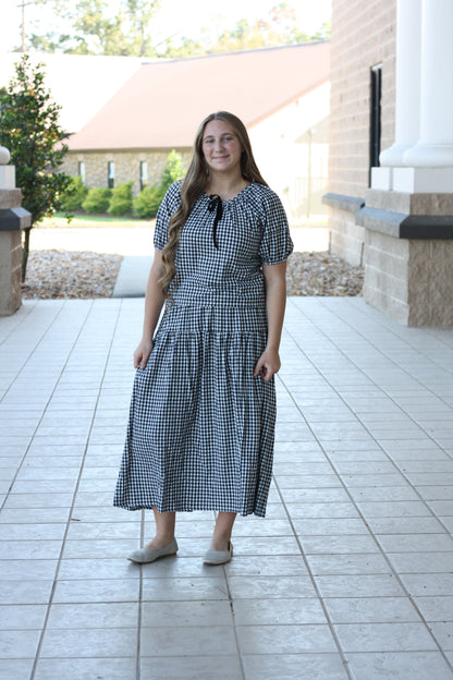 Gingham Skirt Set