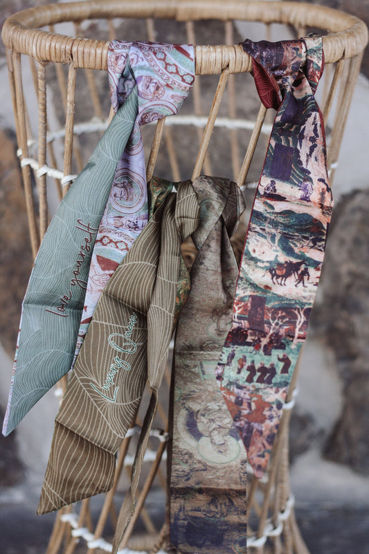 Ethnic Print Hair Scarfs