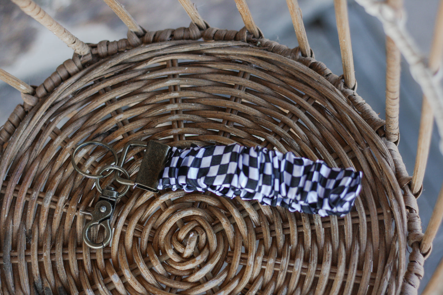 Scrunchie Wristlet Keychain