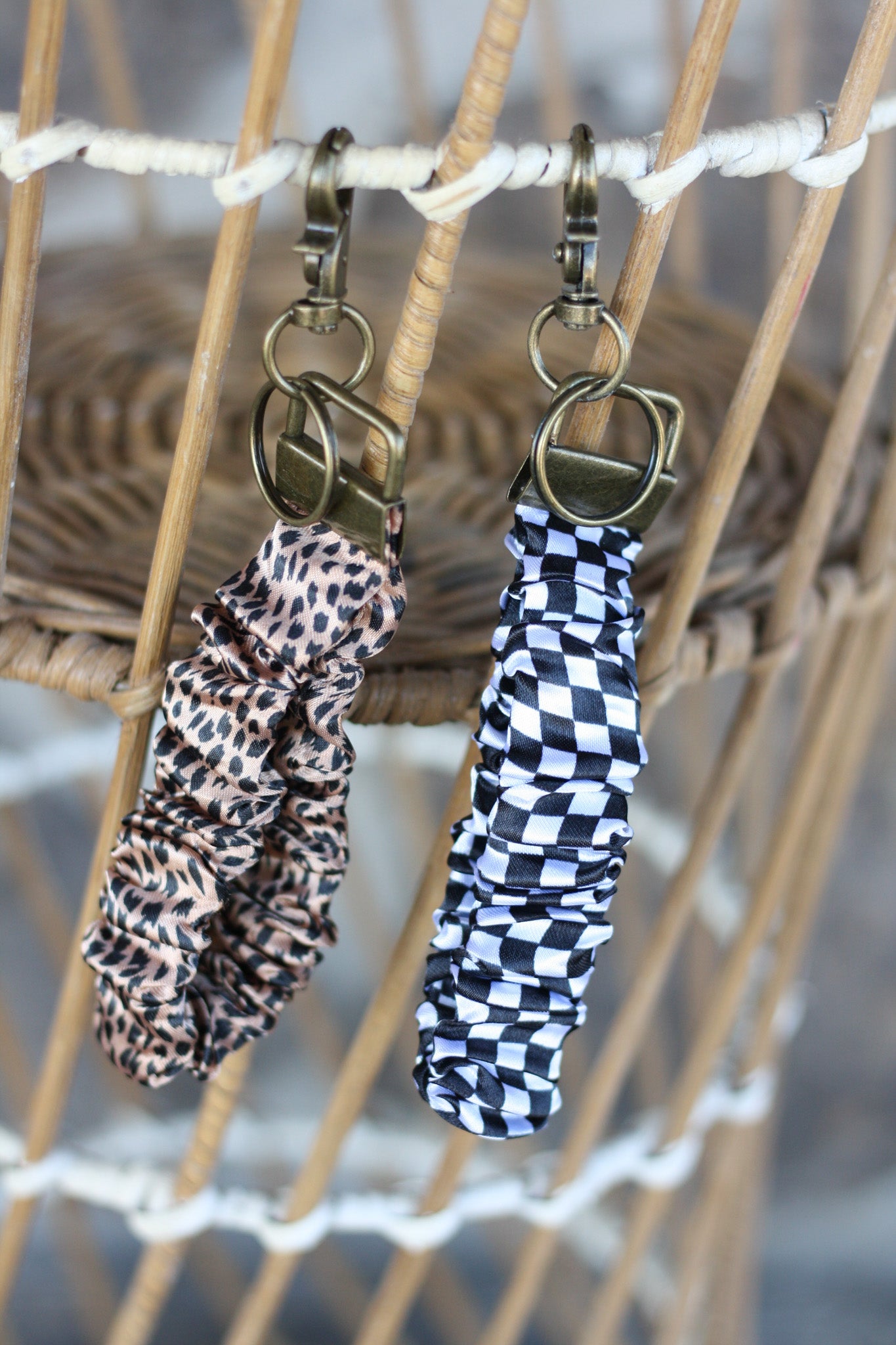 Scrunchie Wristlet Keychain