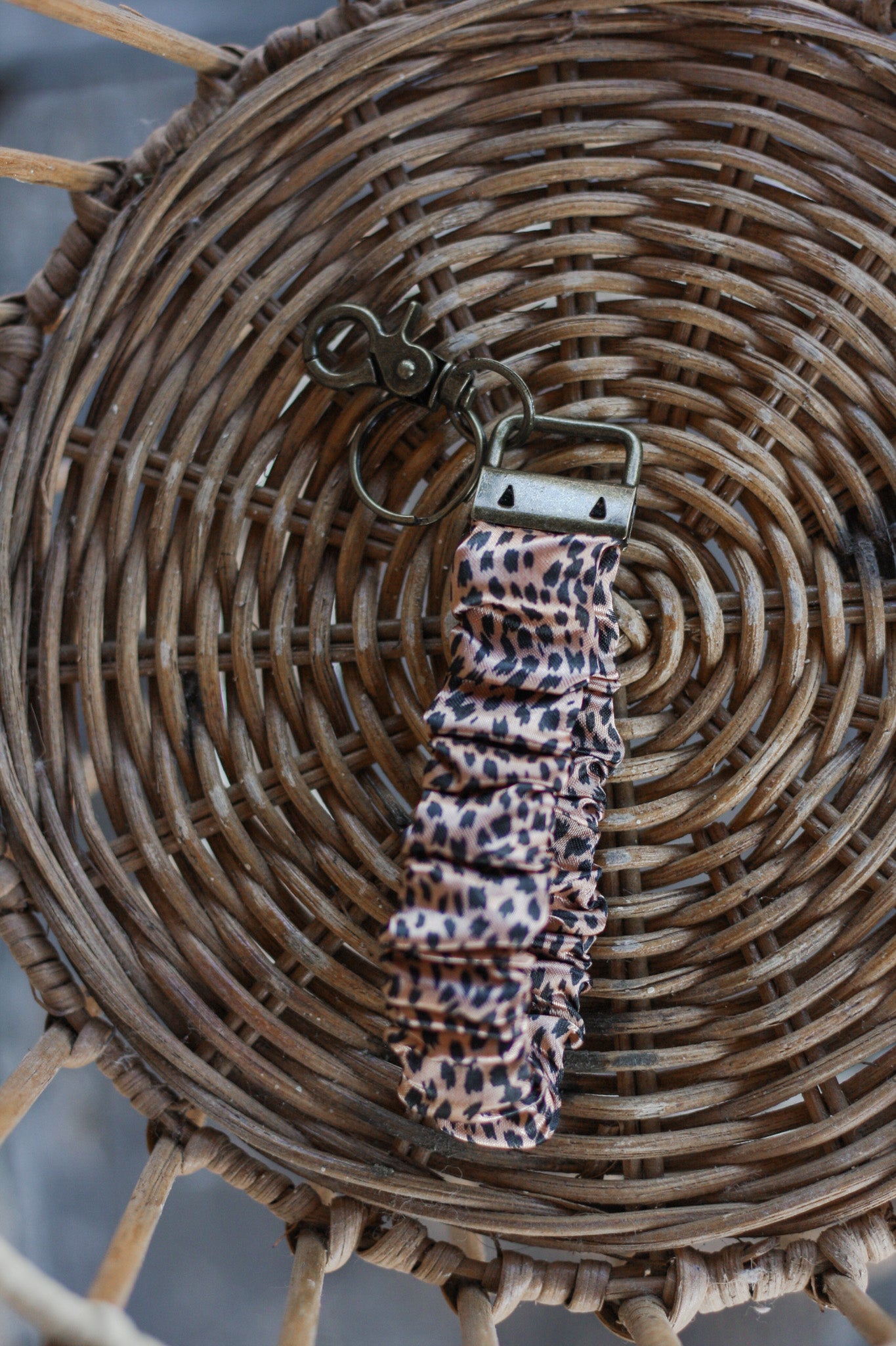 Scrunchie Wristlet Keychain