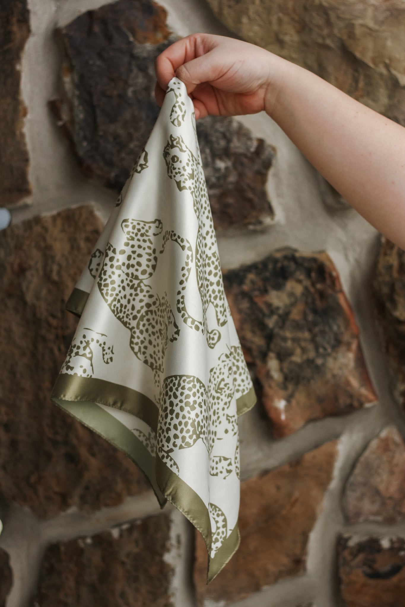 Animal Printed Square Scarf