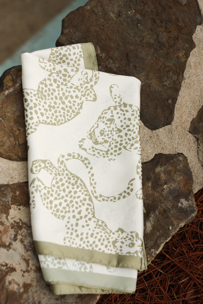 Animal Printed Square Scarf