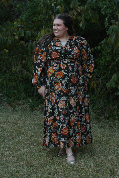 Floral Printed Midi Dress