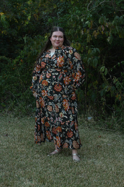 Floral Printed Midi Dress