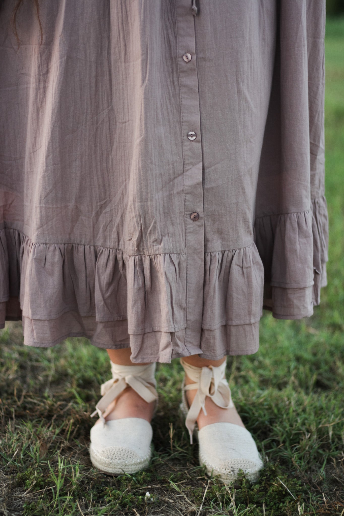 Ruffled Duster Dress