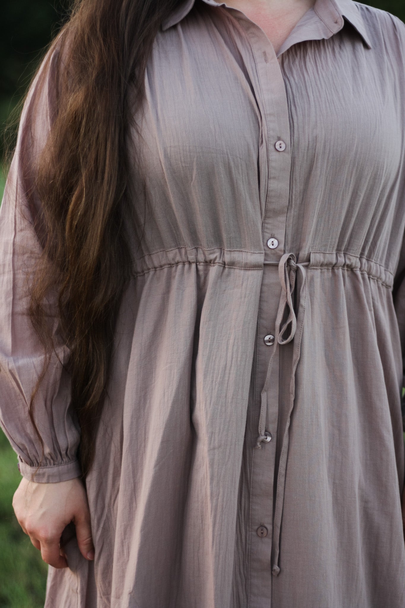 Ruffled Duster Dress