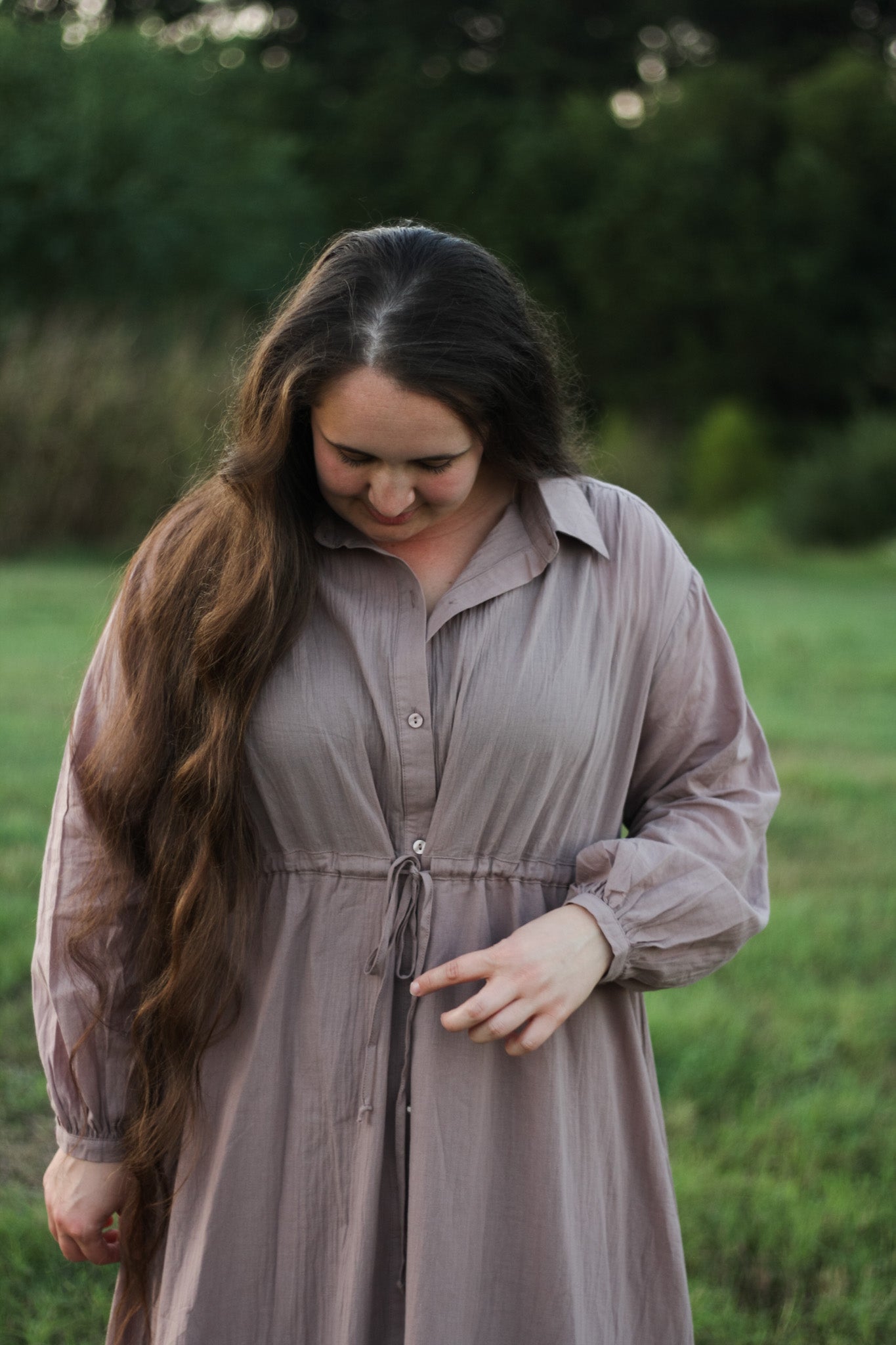 Ruffled Duster Dress