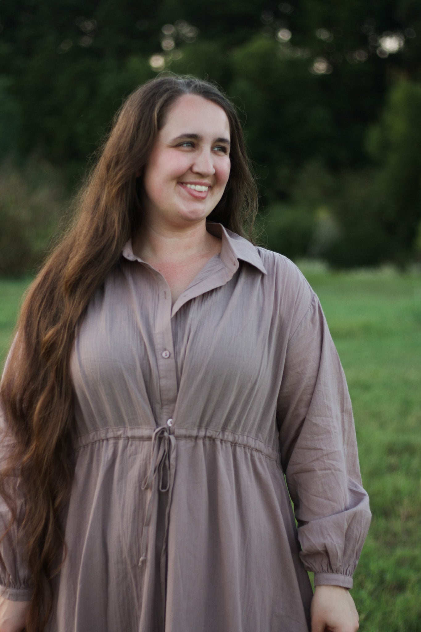 Ruffled Duster Dress
