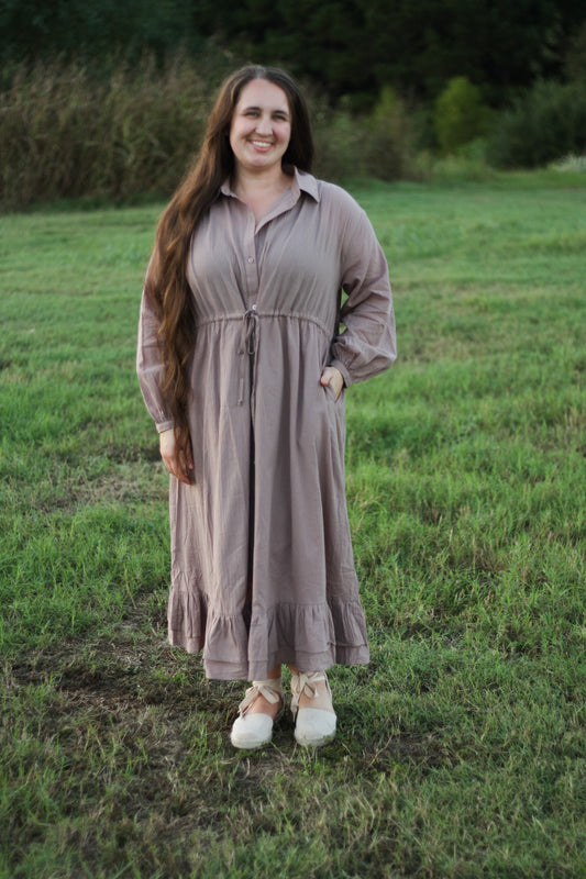 Ruffled Duster Dress