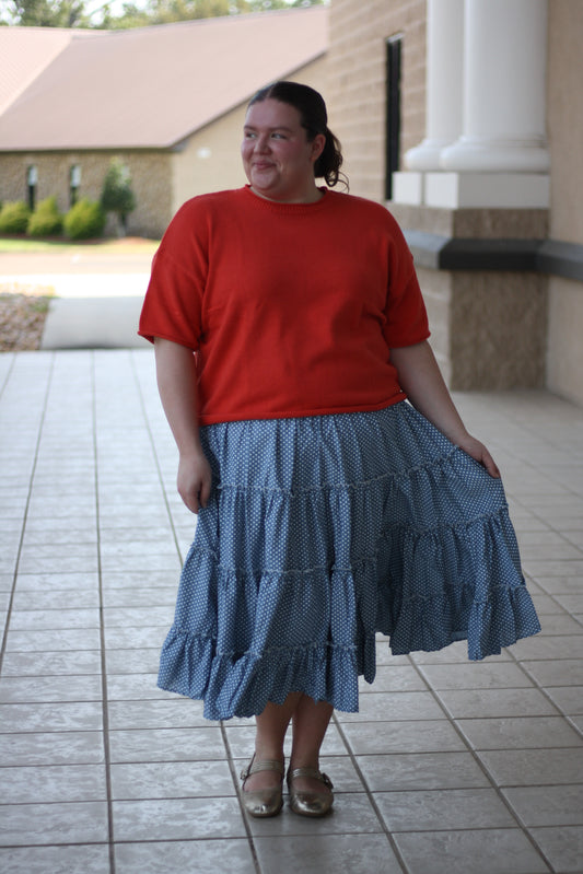 Short Sleeved Knit Top