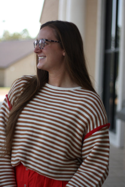 Pop of Fall Sweater