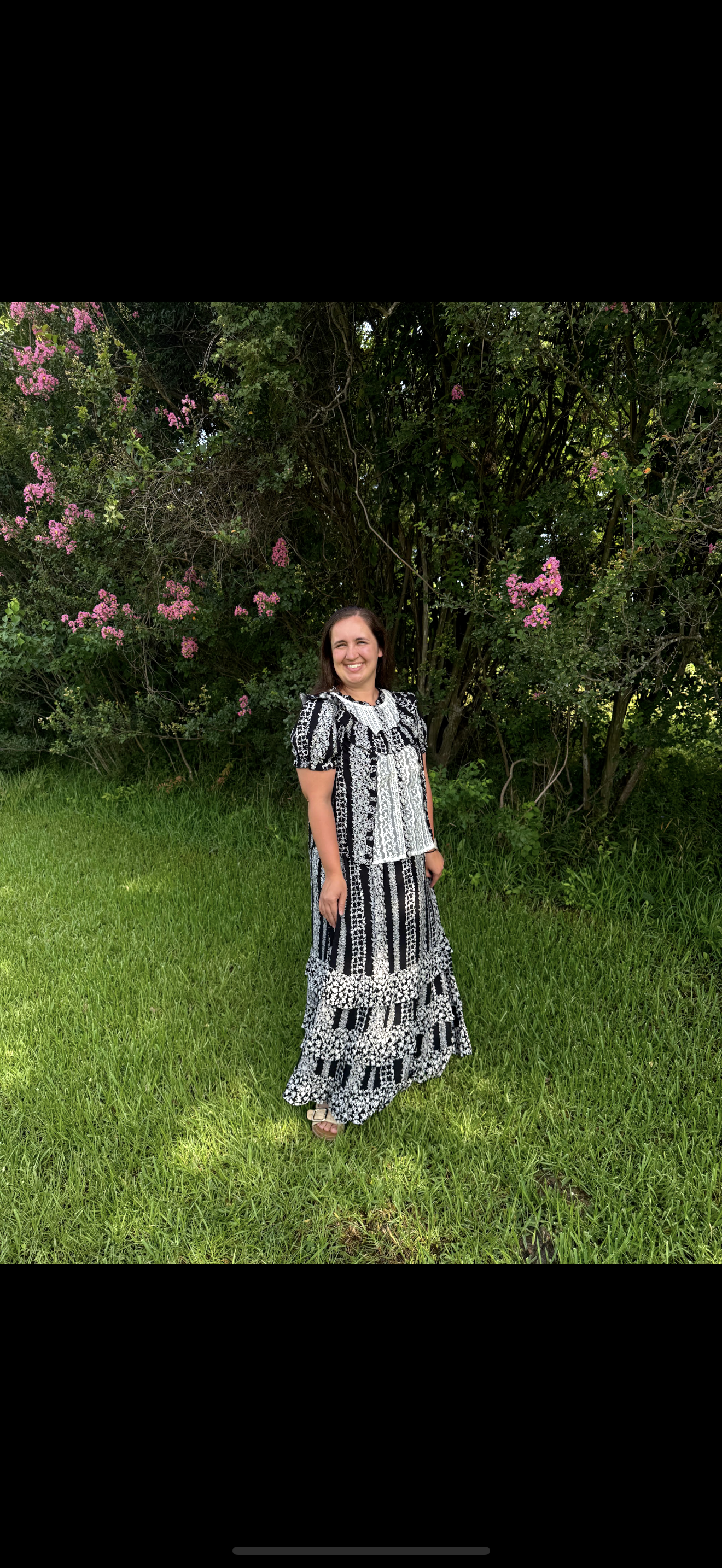 Mixed-Print Ruffle Skirt Set