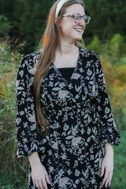 Floral Wrap Maxi