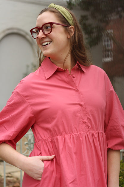 Tiered Babydoll Midi Dress