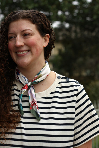 Snap Button Midi Dress