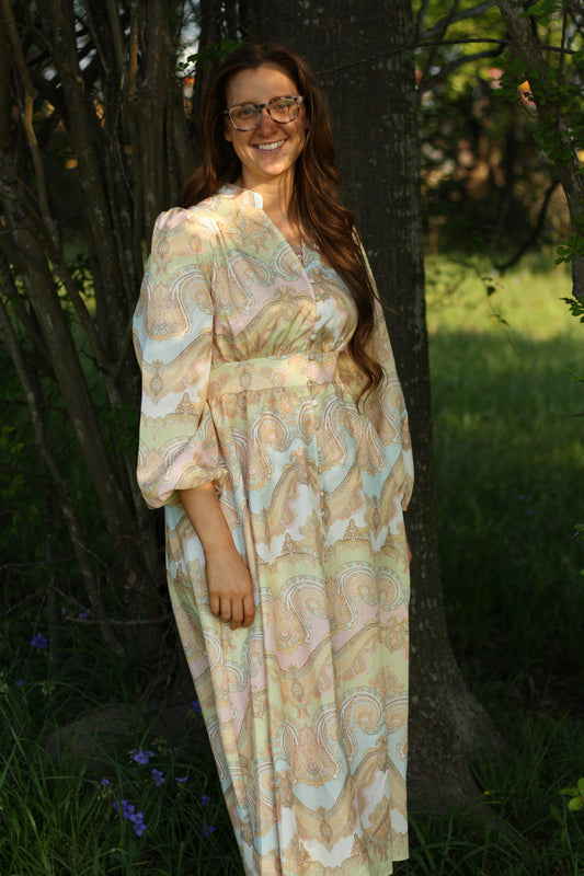 Paisley Midi Dress