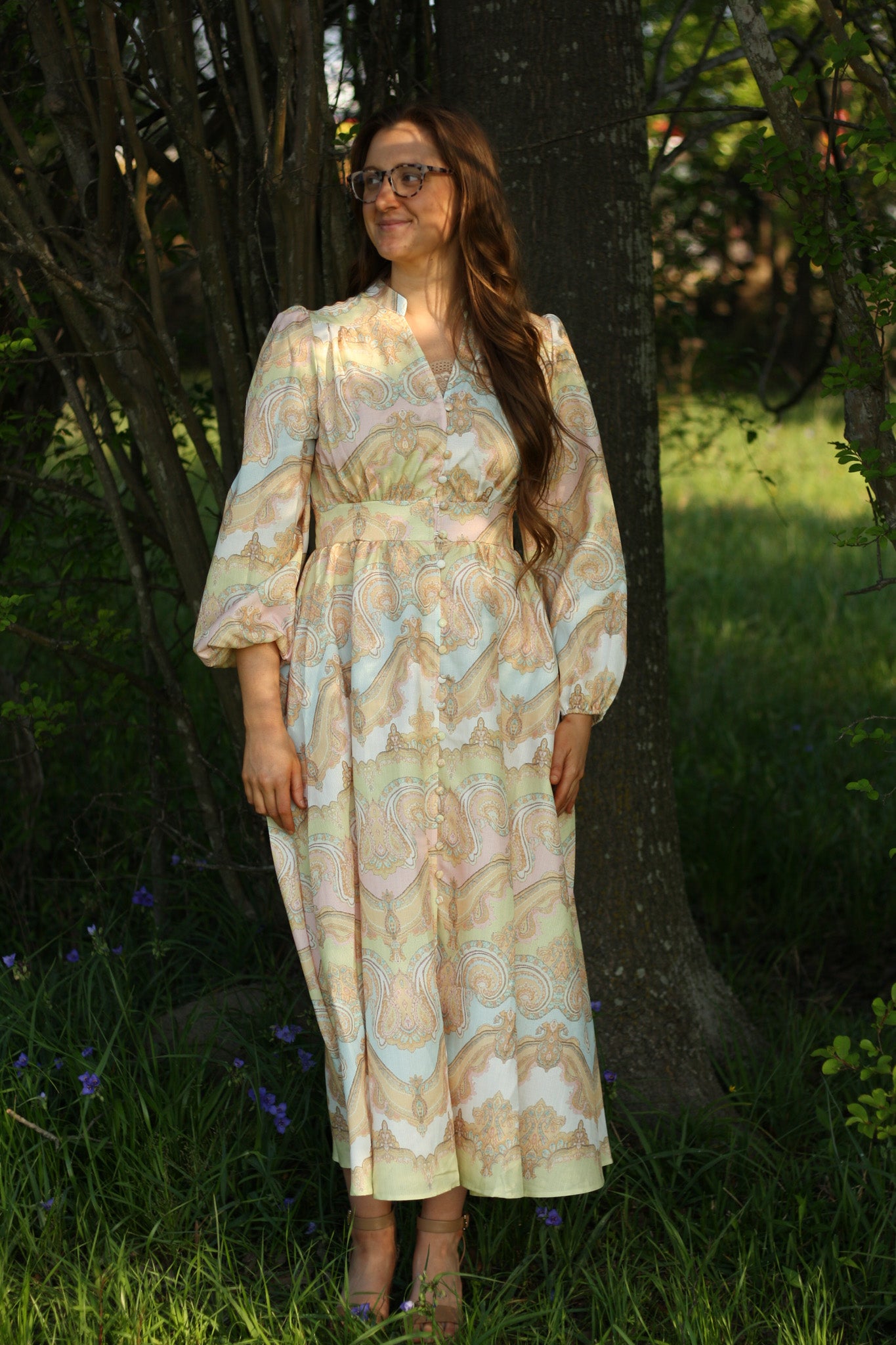 Paisley Midi Dress