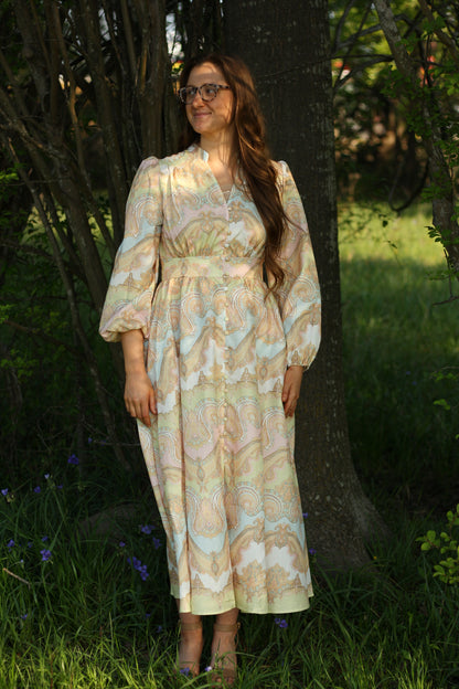 Paisley Midi Dress