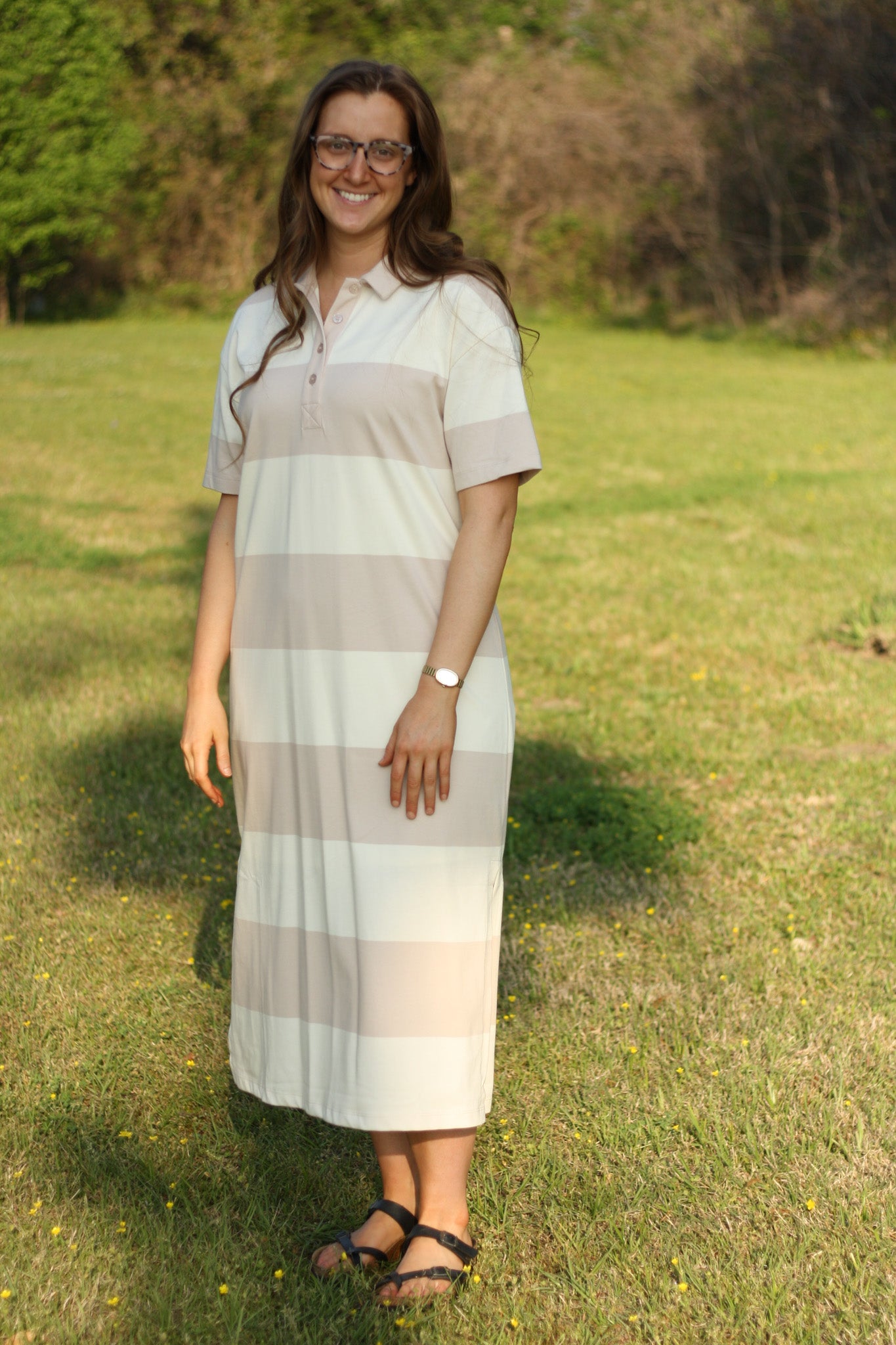 Collared T-Shirt Dress