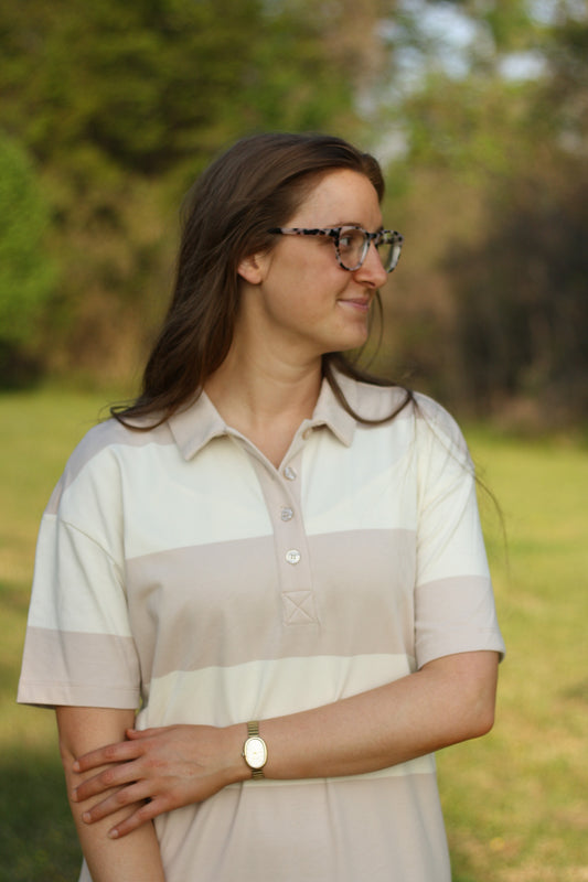 Collared T-Shirt Dress