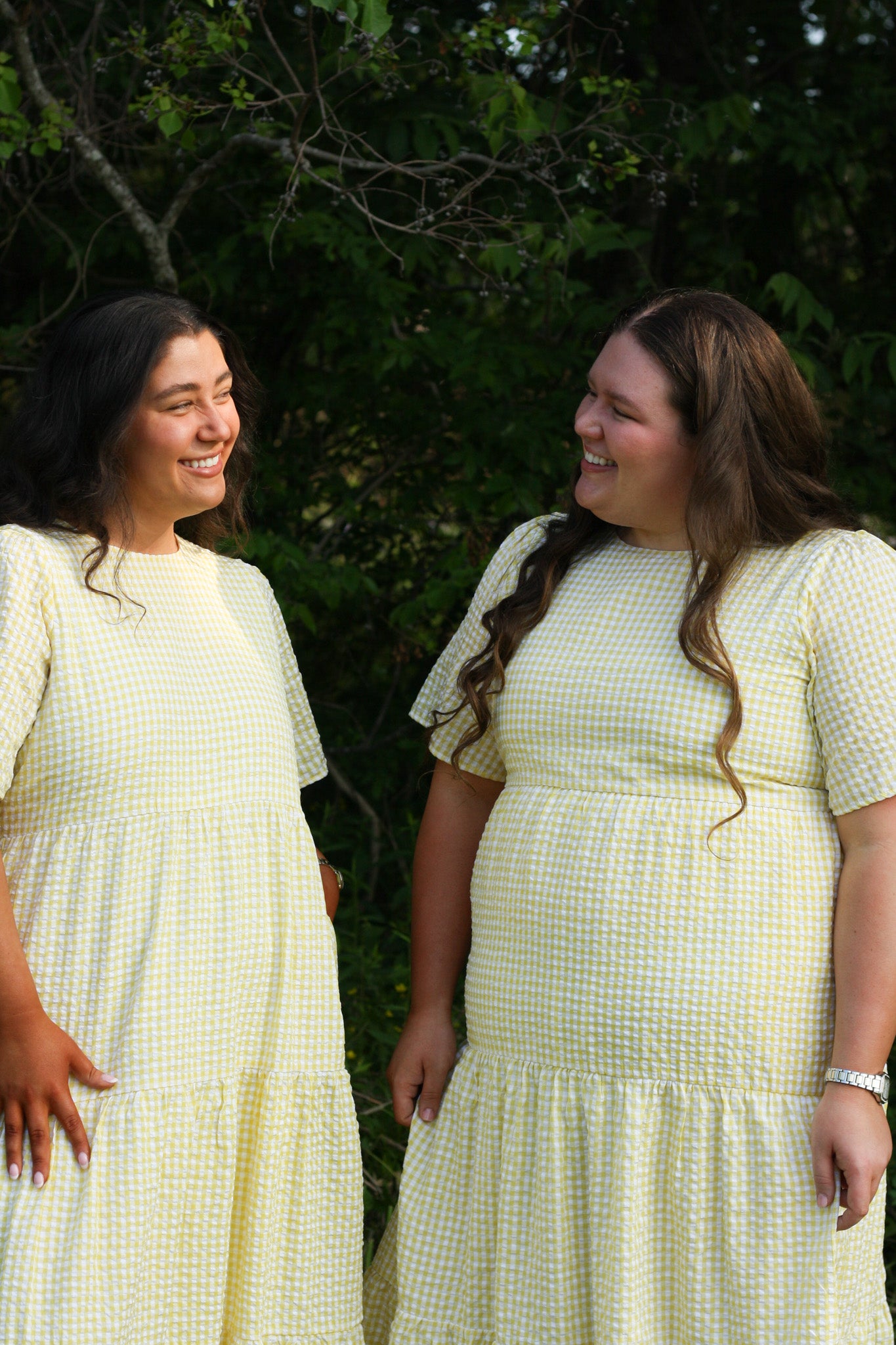 Yellow Gingham Dress