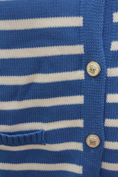 Stripe Button Down Knit Top