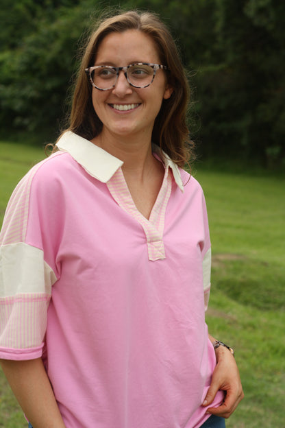 Oversized Half Sleeve Casual Top
