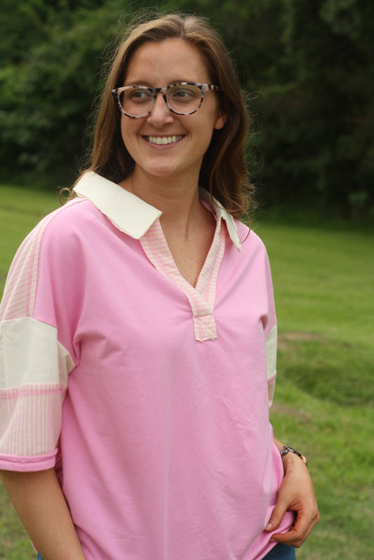 Oversized Half Sleeve Casual Top
