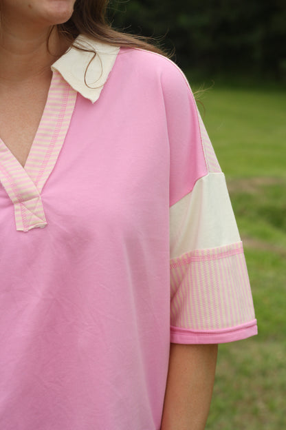 Oversized Half Sleeve Casual Top