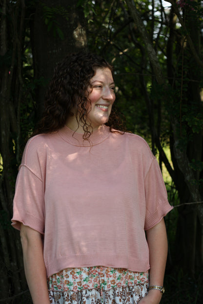 Mockneck Sweater Top