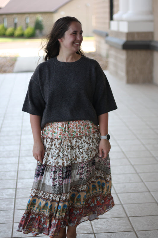 Boxy Drop Shoulder Sweater
