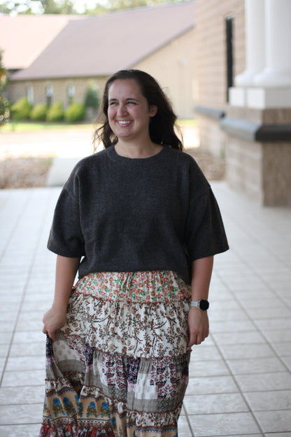 Boxy Drop Shoulder Sweater