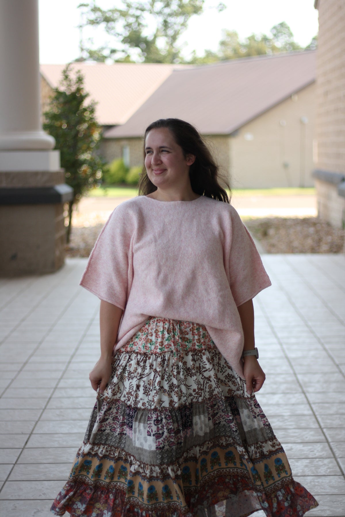 Short Sleeve Oversized Knit Sweater
