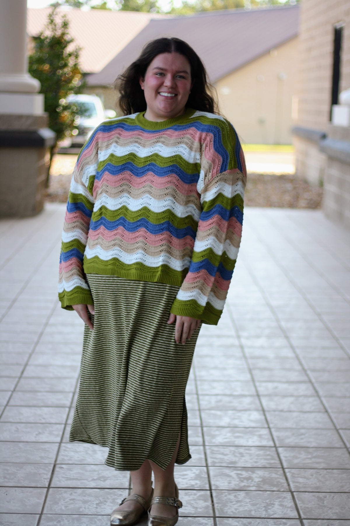 Color Block Sweater