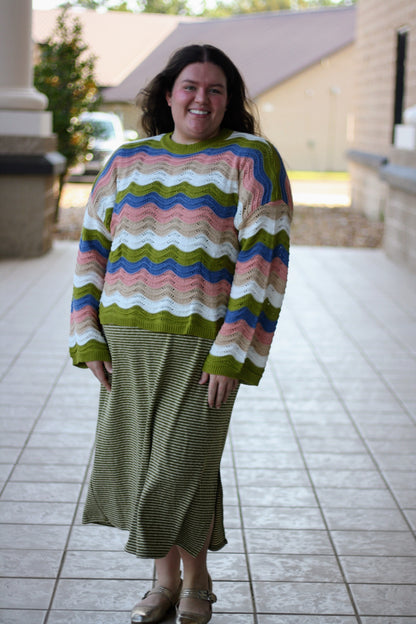 Color Block Sweater