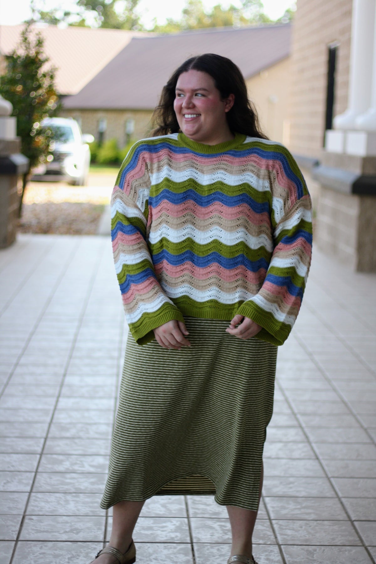 Color Block Sweater