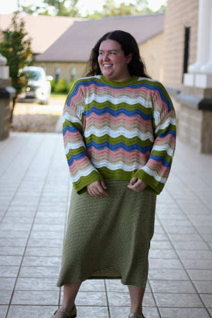 Color Block Sweater