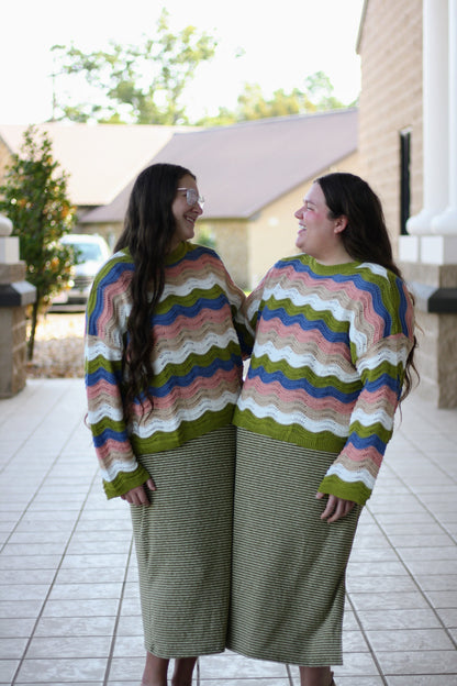Color Block Sweater