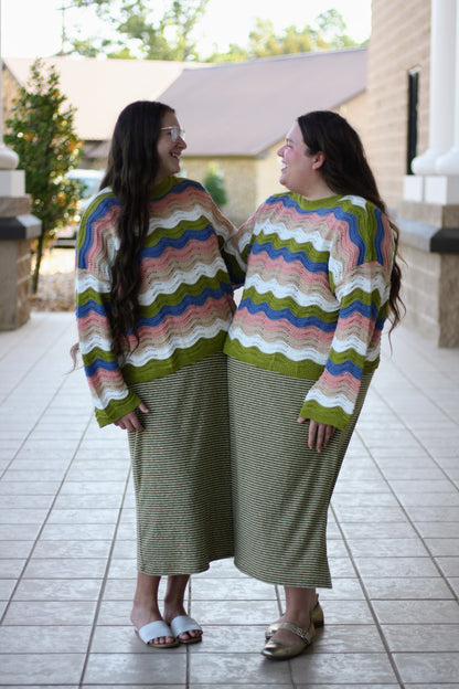 Color Block Sweater